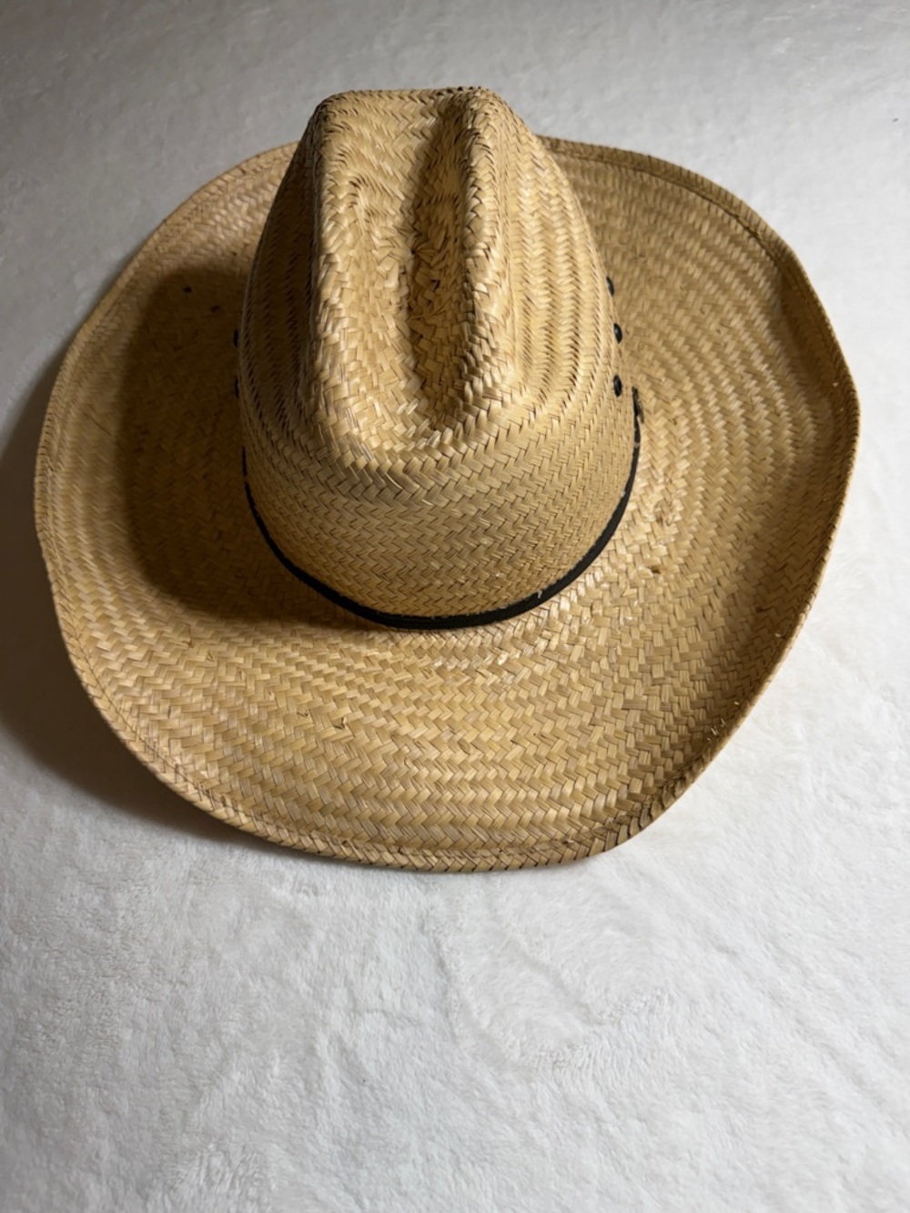 Men's Western Palma Straw Cowboy Hat - Natural